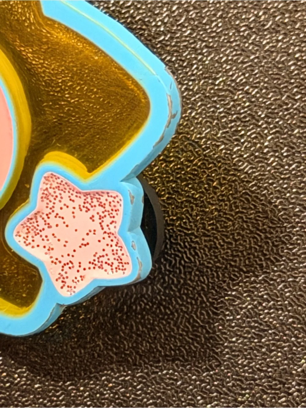 Official Nintendo Blue and Pink Translucent Star Kirby Enamel Pin